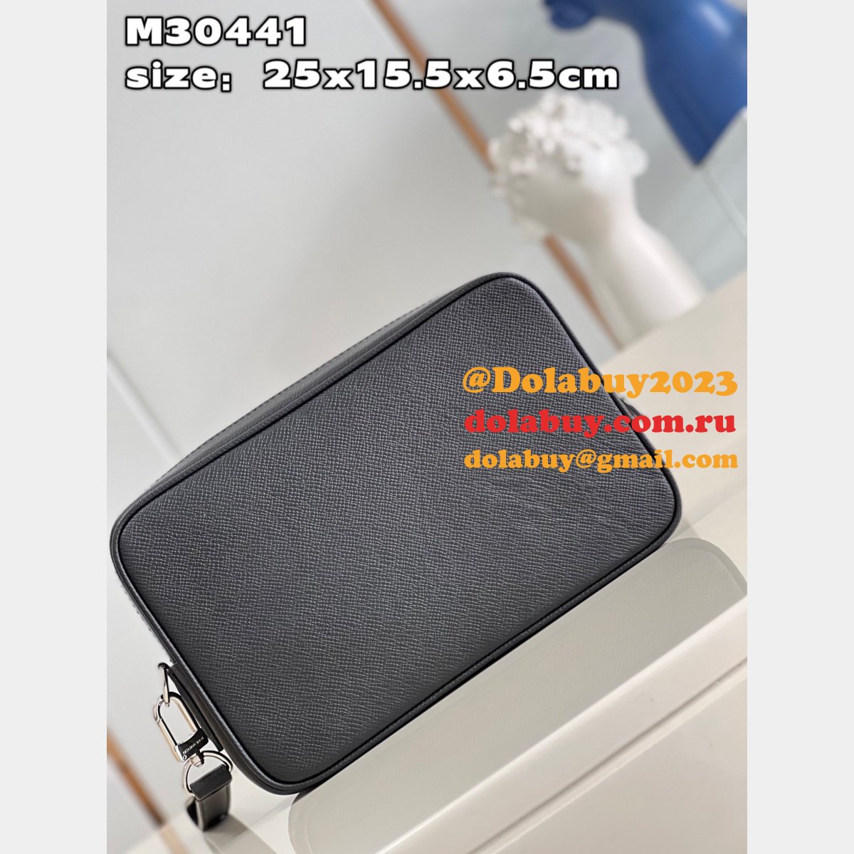 Louis Vuitton Knockoff M30441 Pochette Kasai Goods Leather Wallets