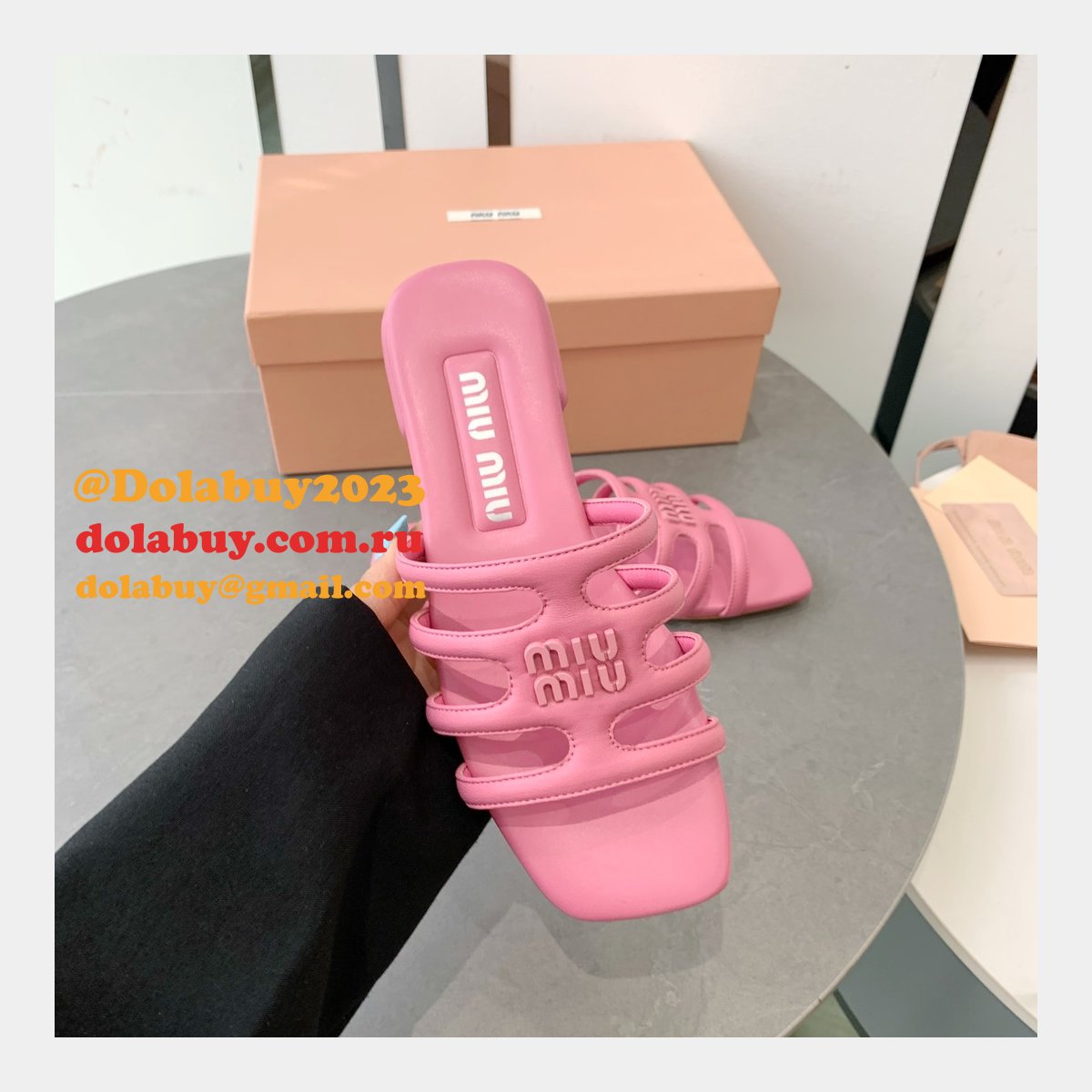 Wholesale MiuMiu Octopus Sandals Top Quality Shoes