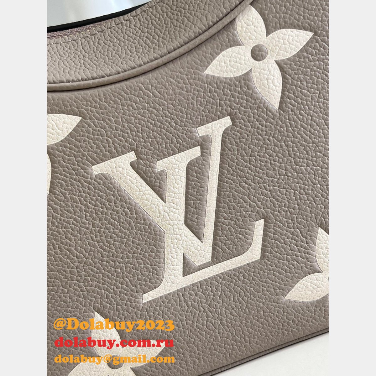 Replica Louis Vuitton Best M46091 Bagatelle Monogram Empreinte Leather Bag