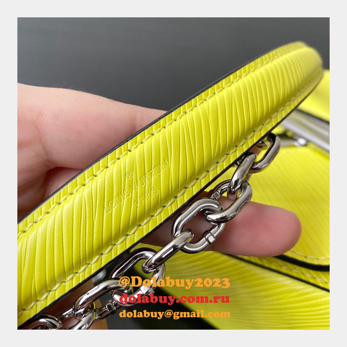 Replica Louis Vuitton Twist MM Epi Leather 16cm 4 Colours