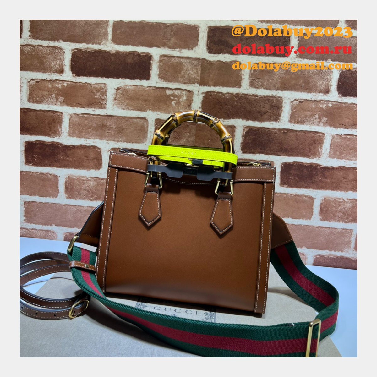 fake G*u*i 1:1 quality diana top handle tote 702721 bag
