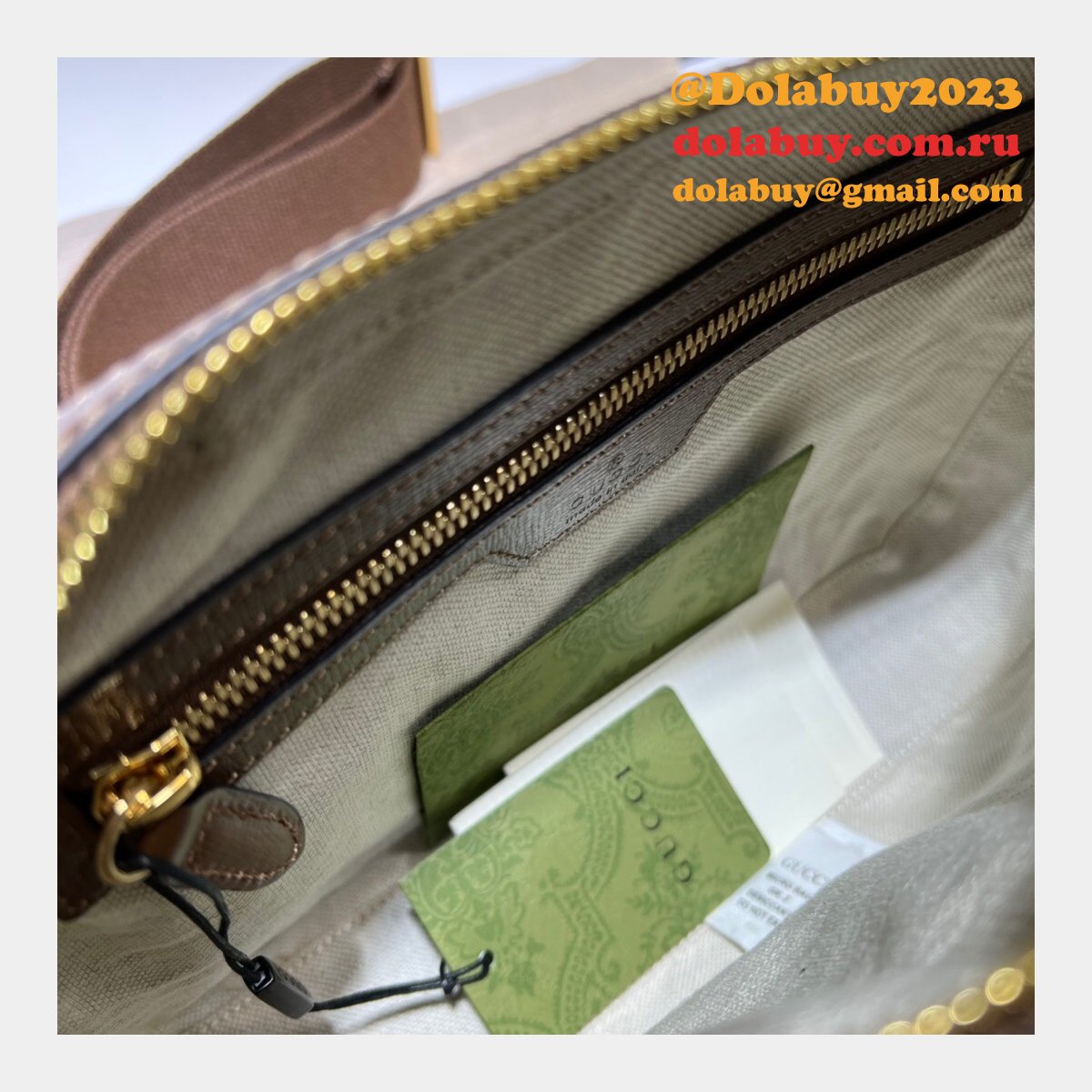 1:1 replica G*u*i 675891 messenger bag with interlocking g in gg supreme