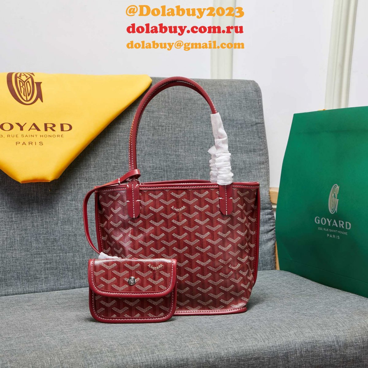 Replica Goyard Saint-Louis Totes Online Outlet Handbags