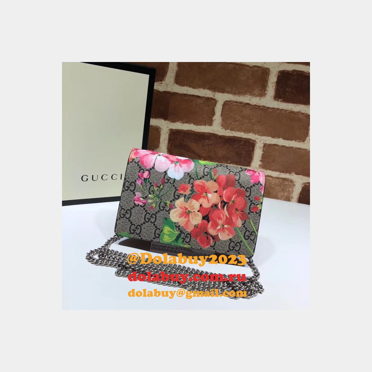 Cheap Blooms Print Dionysus Fashion Mini Shoulder Bag 476432