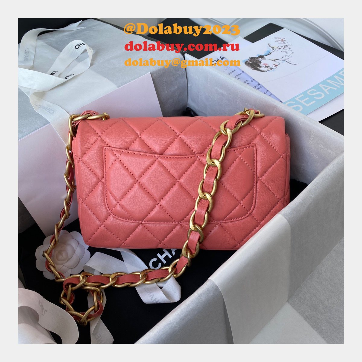 Top CC 2022SS 25CM Outlet 1:1 Replica Handbags