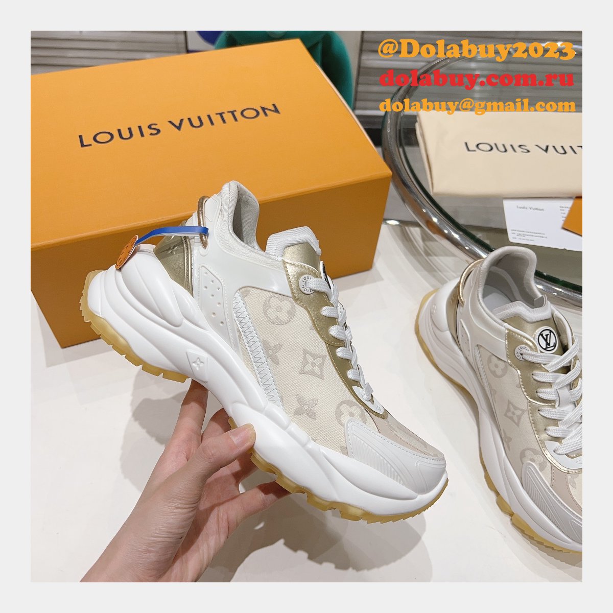 Top Quality LOUIS VUITTON RUN55 Sneakers