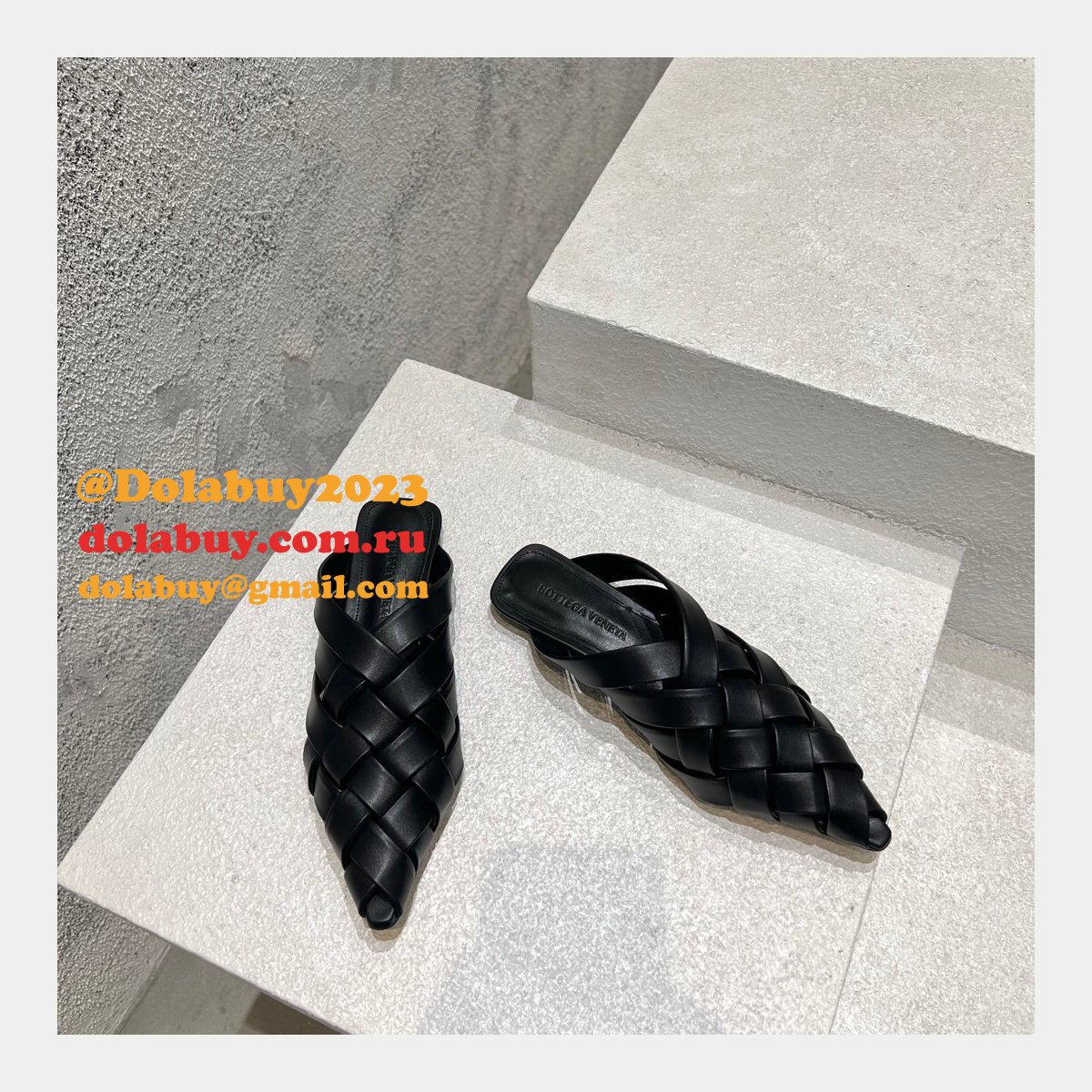 designer replica b0tte*a Ven*ta top quality flat sandals shoes