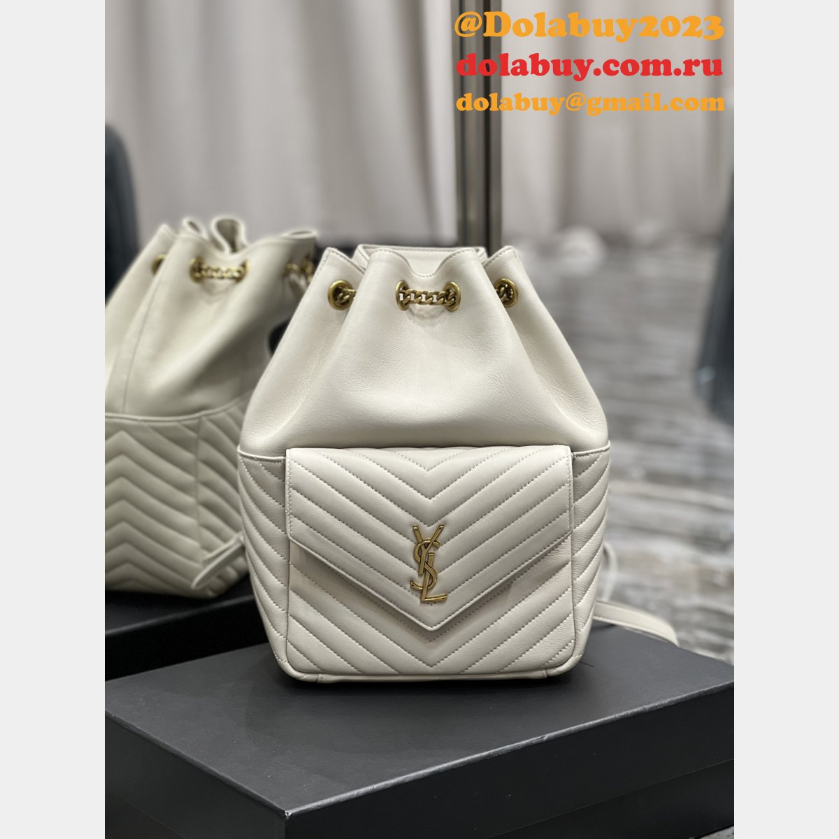 Yves Saint Laurent Replicas Backpacks 672609 AAA Handbag