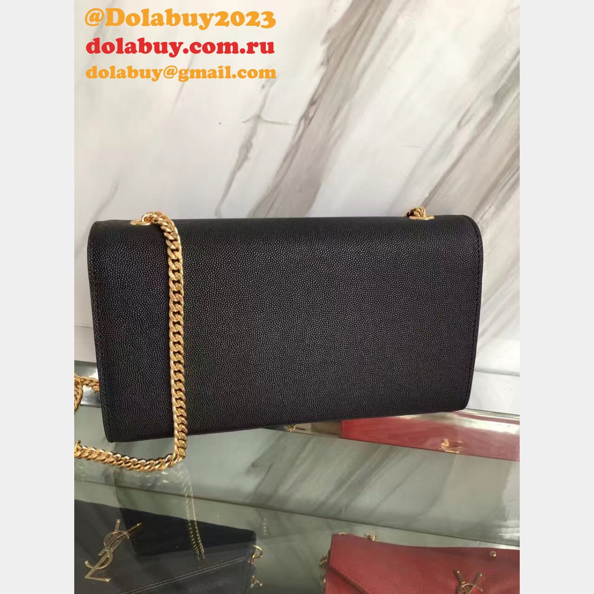 YSL Cheap Saint Laurent Monogram Caviar Quilted