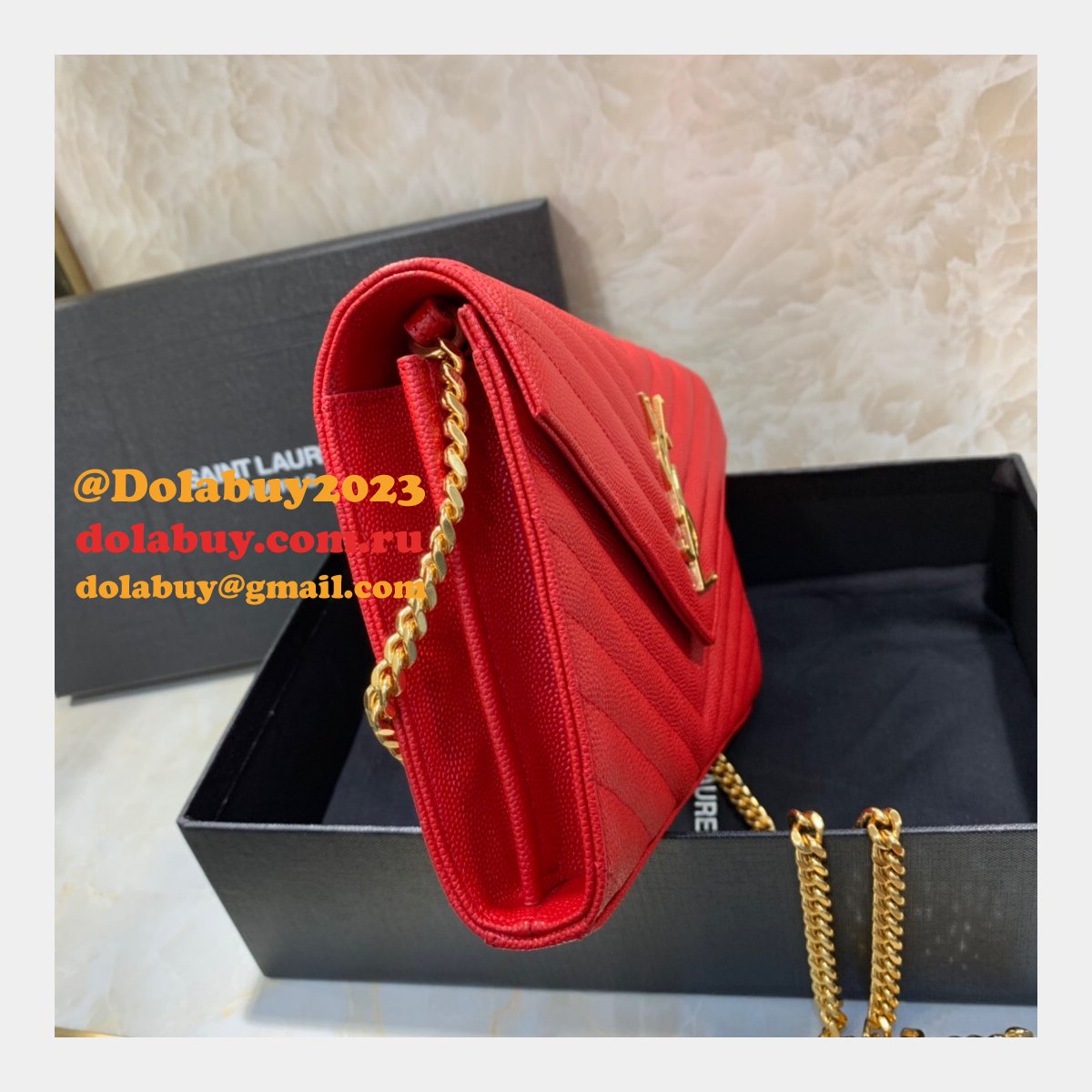 Ysl Saint Laurent niki chain shoulder bag 22cm