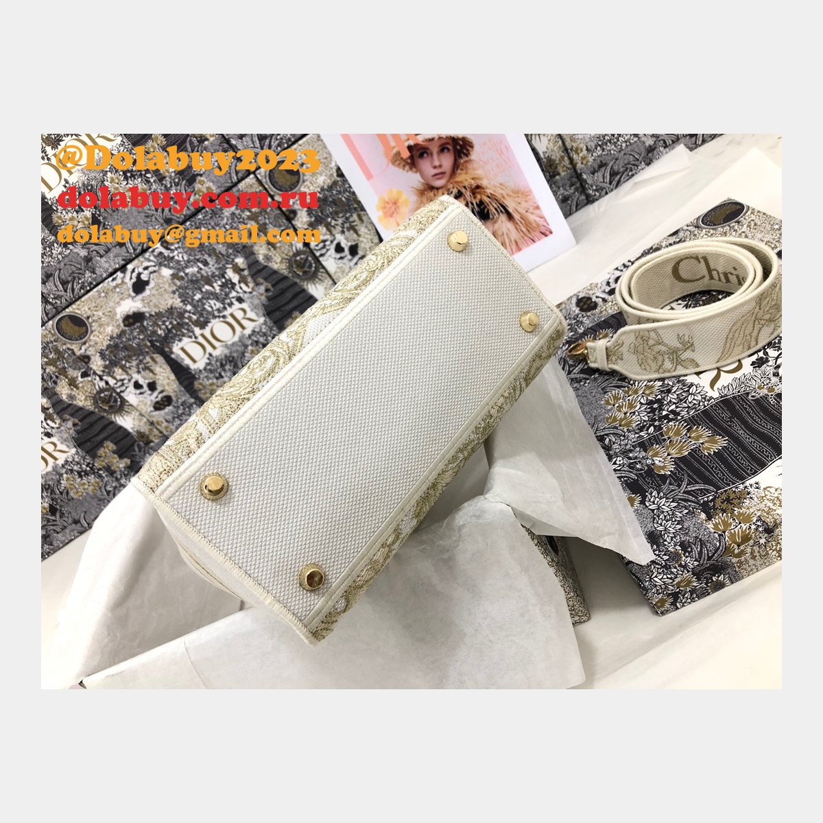 Best Cheap Lady Luxury Dior 24cm Replica Handbags Outlet