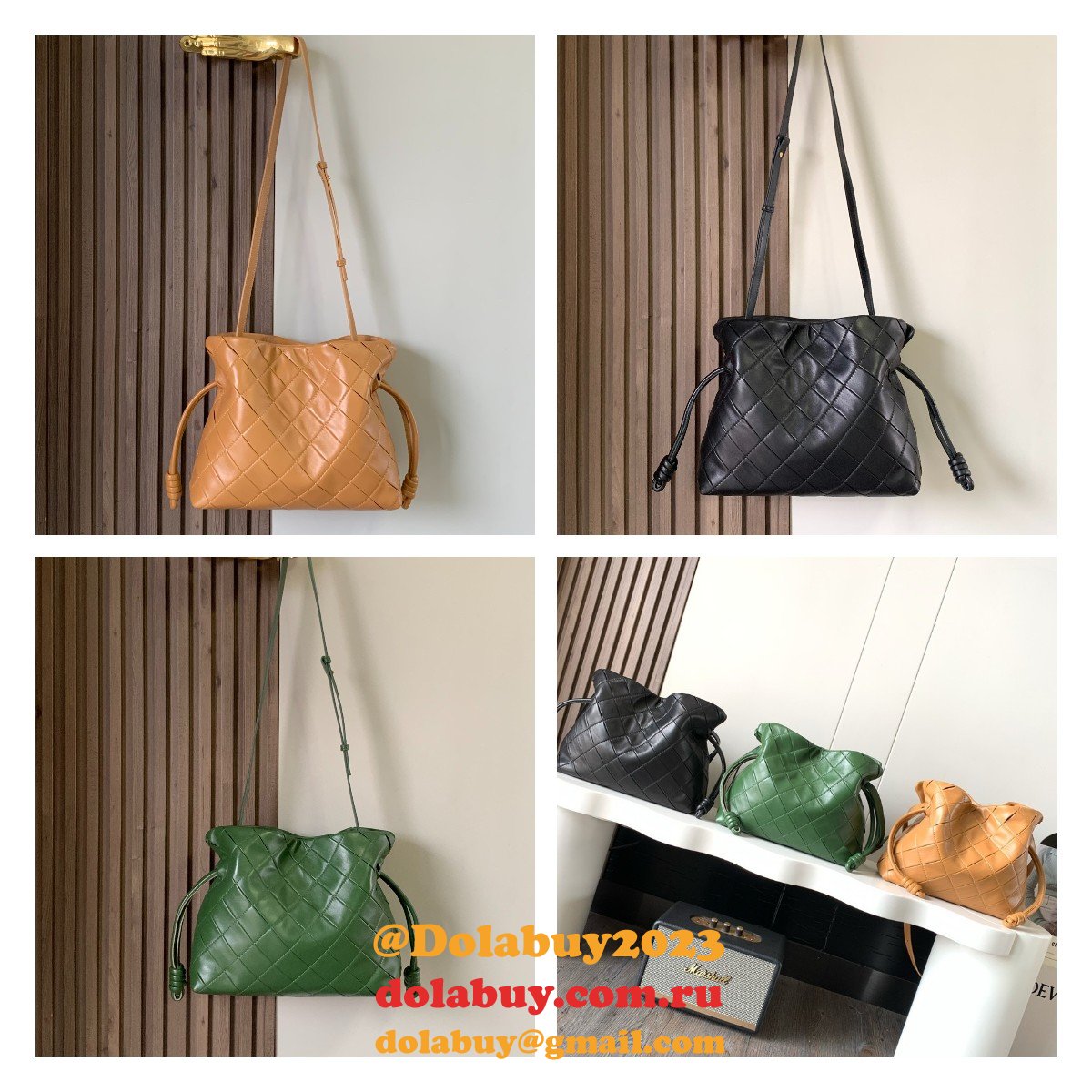 Luxury Loewe Nappa Lambskin Flamenco #9086