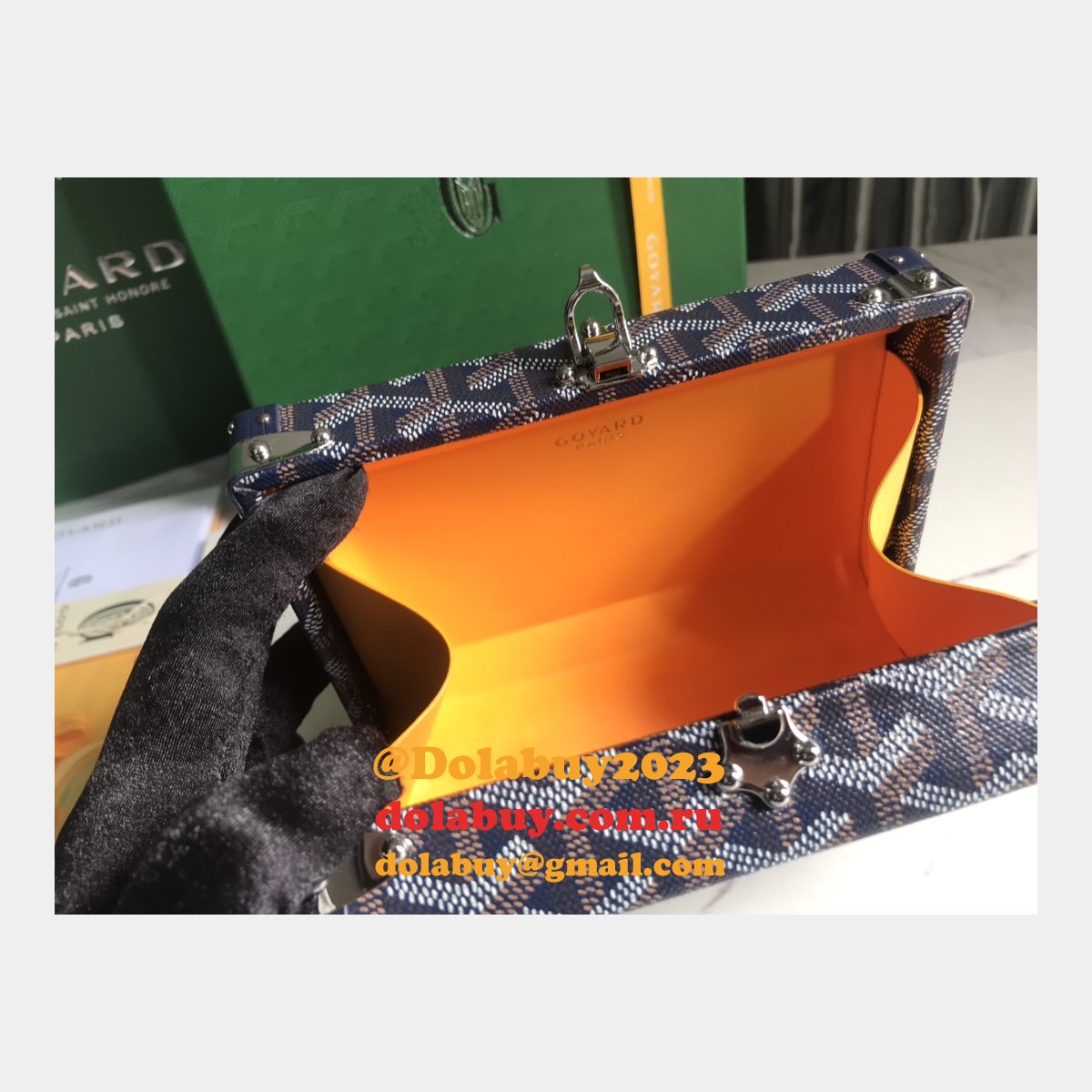 Best Quality 020177 Minaudière Goyardine Replica Goyard bags