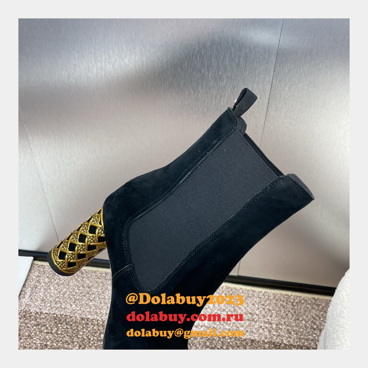 Top Quality Dior Icon Heeled Ankle Boot