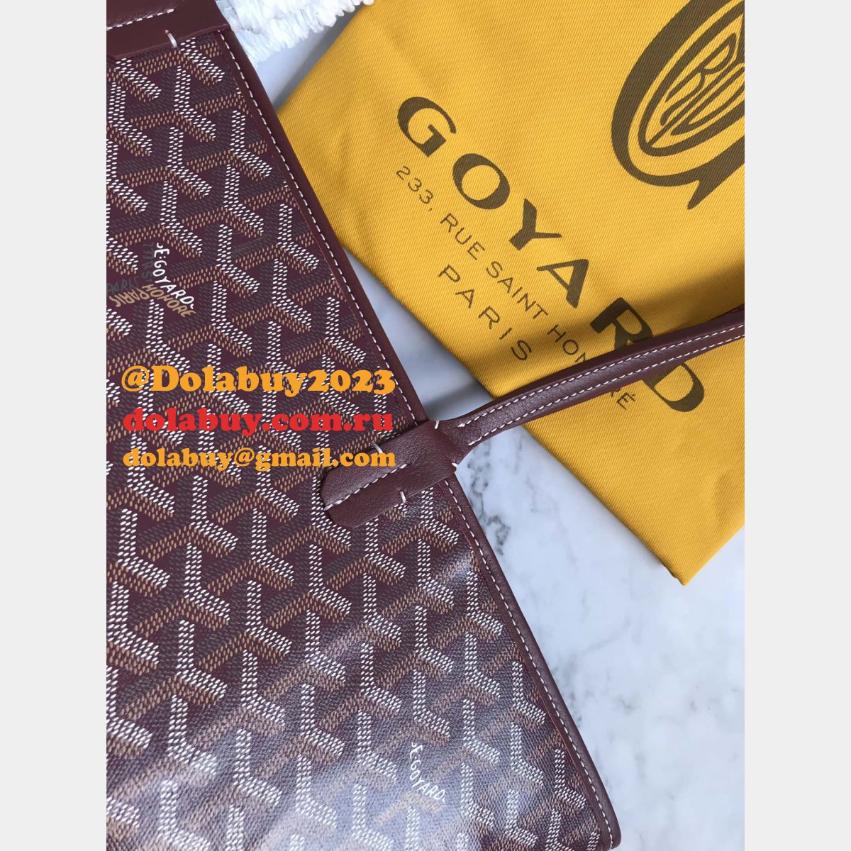 Shop For Luxury Leather Goyard Totes Knock Off Bags