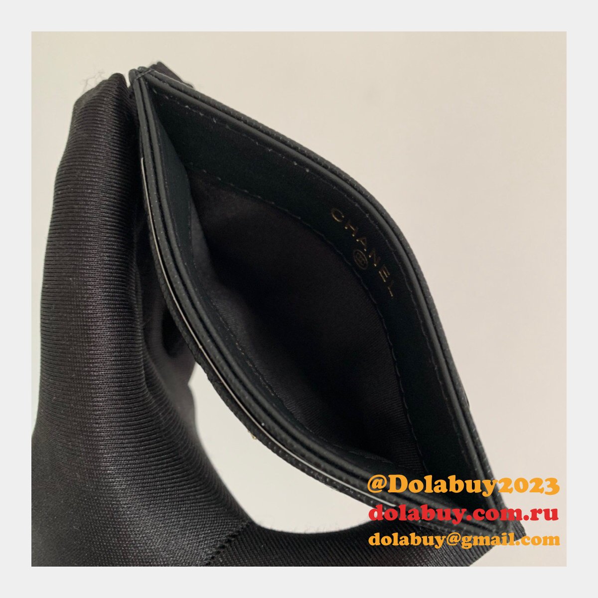 Fake AP1843 Wallets Replica Black Bags