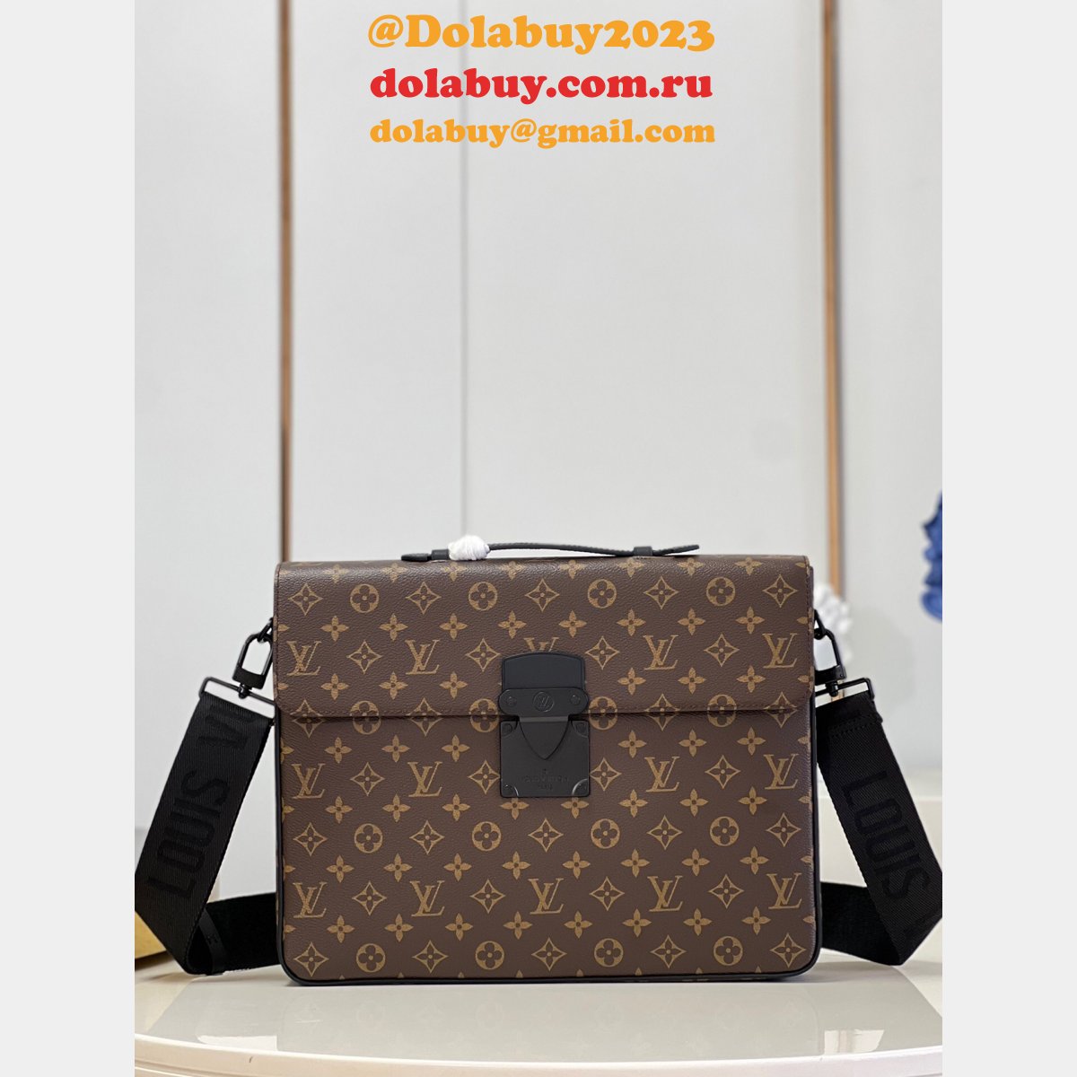 Fashion Perfect Louis Vuitton Replica S Lock Briefcase M20835
