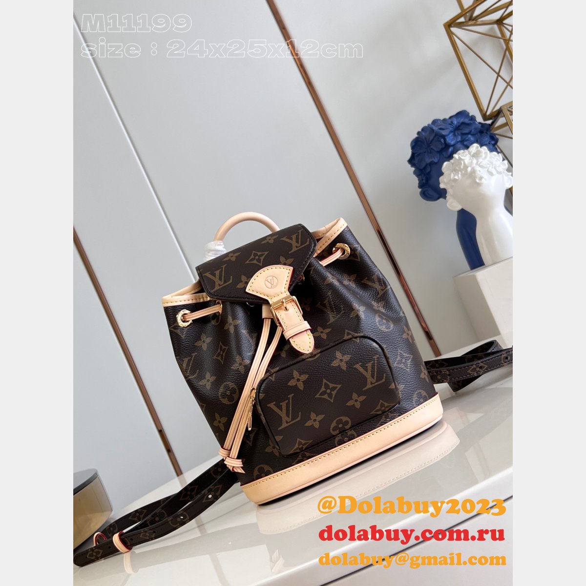 Montsouris Mini Replicas Louis Vuitton M11199 Top Perfect Bag