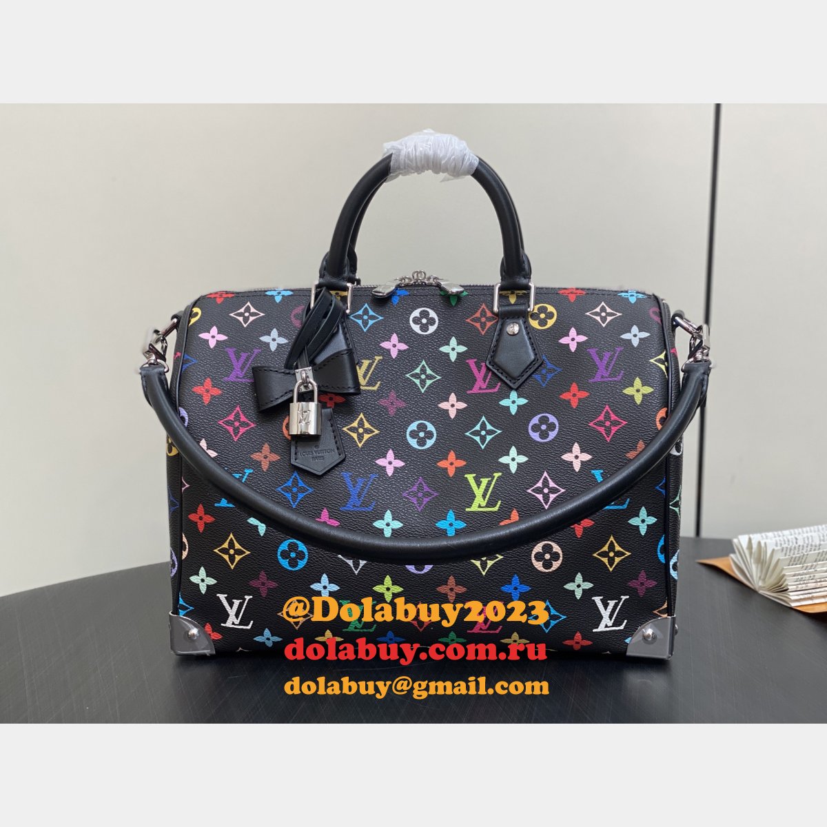 First 2025 Replica Louis Vuitton M13257 LV x TM Speedy Soft 30 Lcons Bags