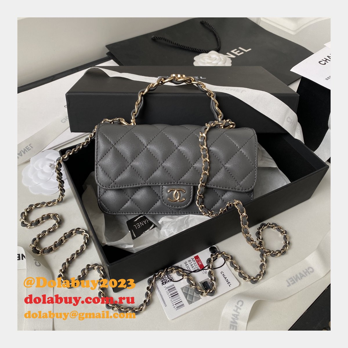 Wholesale Flap Phone Holder Fashion AP3226 Chain Replica Bag