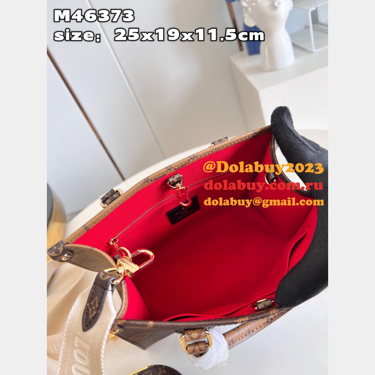 OnTheGo Knockoff Louis Vuitton M46373  Autres Toiles Monogram Bag