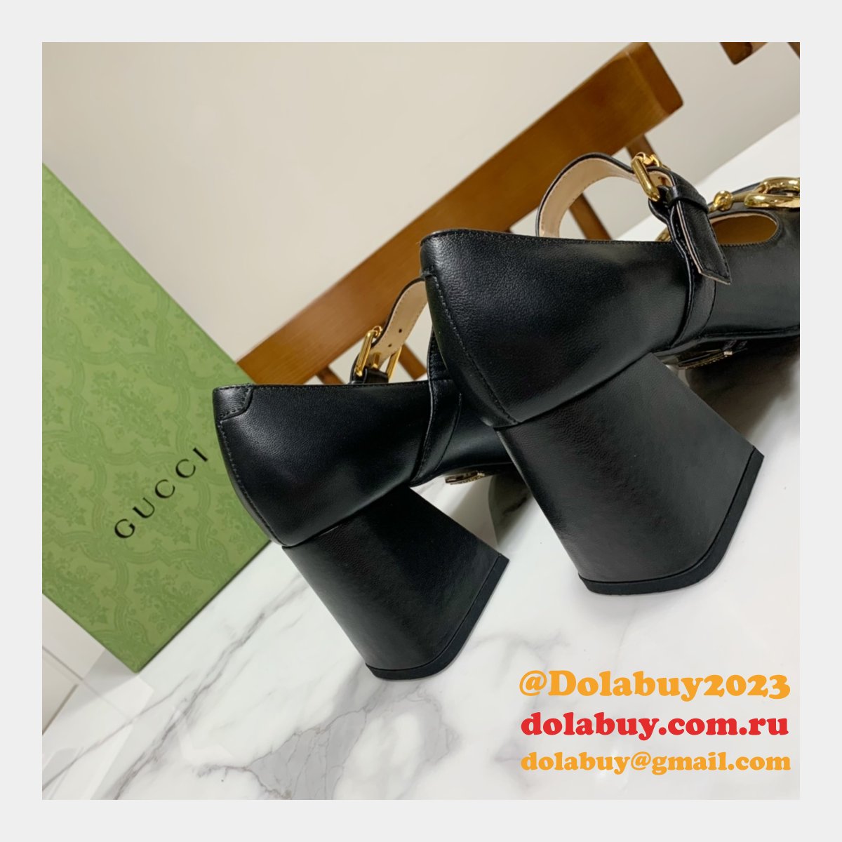 high quality G*u*i cheap replica single shoes