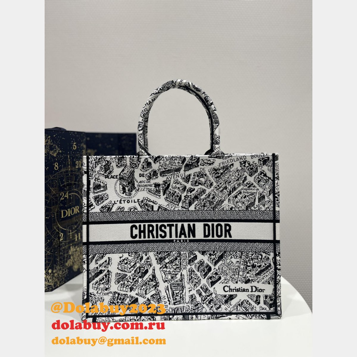Buy Cheap Replica Christian Dior CD Book Tote Online Top Quality Bag