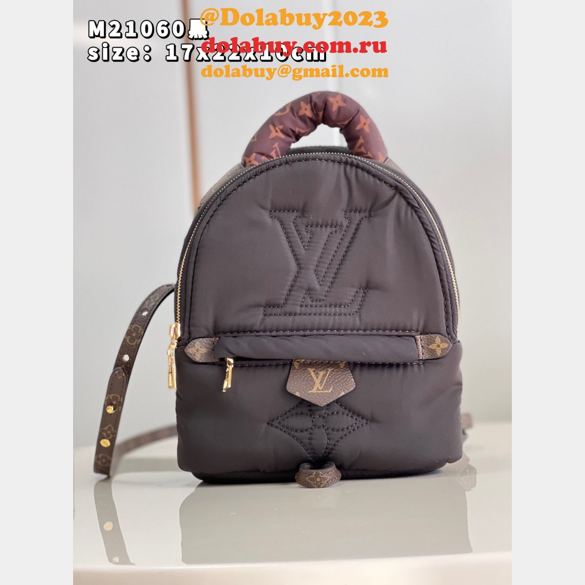Louis Vuitton Top Quality M21060 Palm Springs Fake Handbag