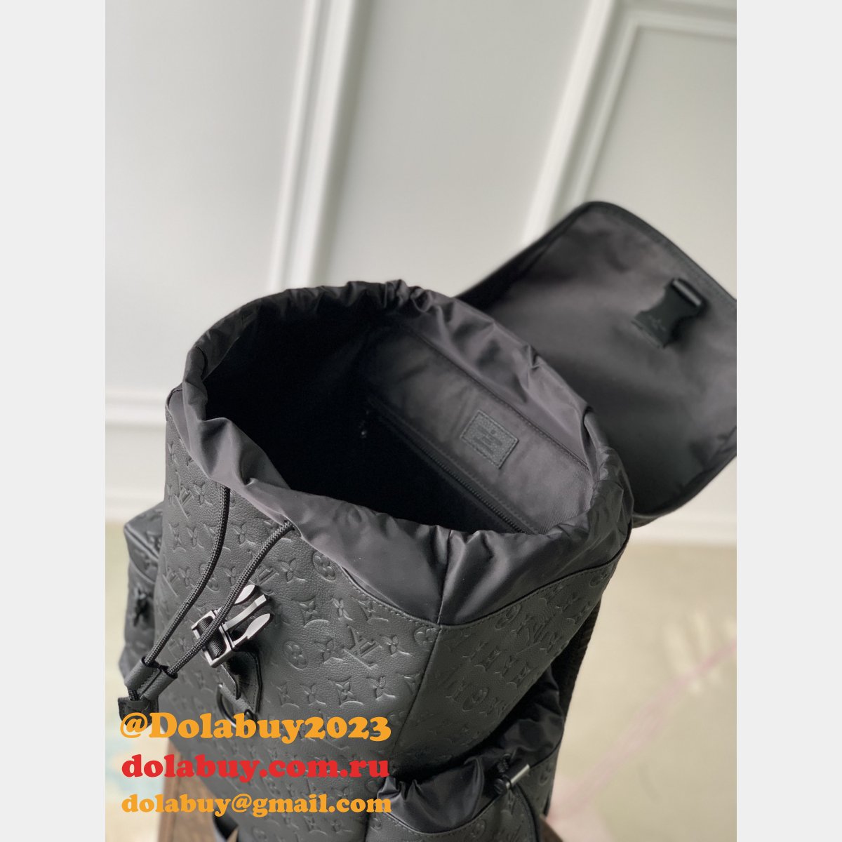 Trekking Backpack Monogram Shadow Fake Louis Vuitton M43680 Bag
