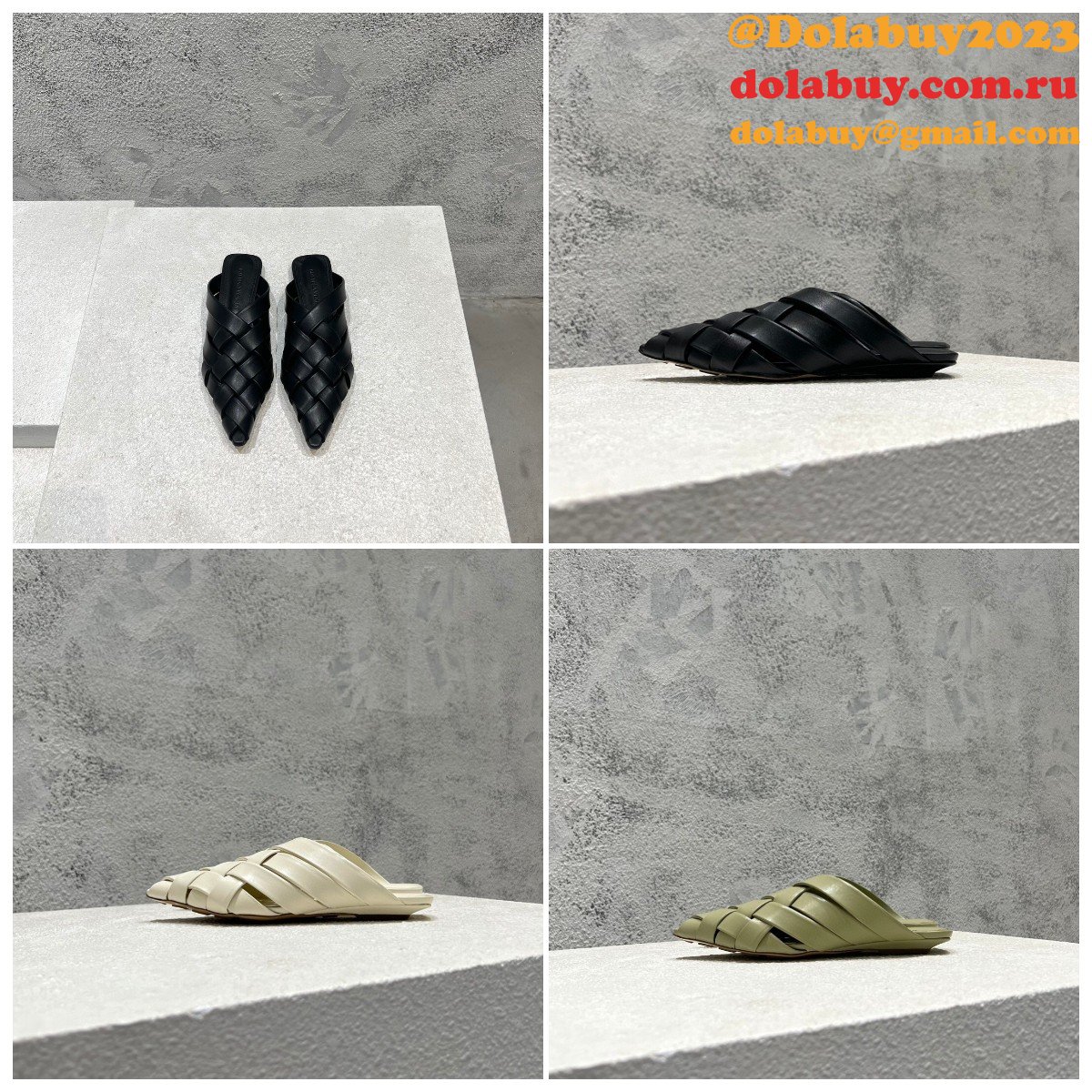 designer replica b0tte*a Ven*ta top quality flat sandals shoes