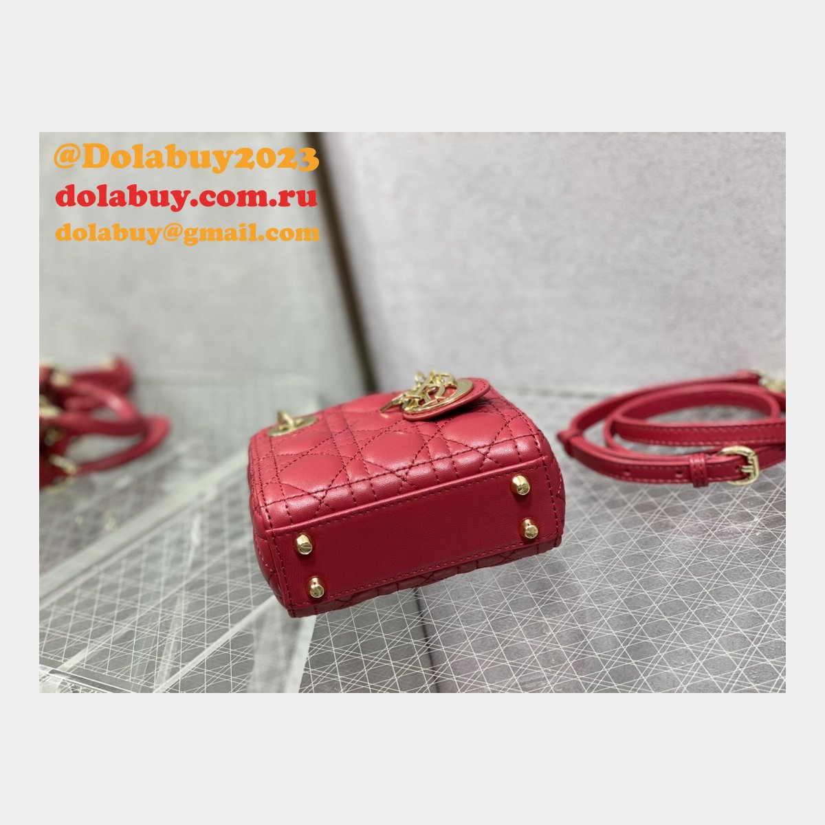 Replica Fashion Dior Micro Lady 1:1 Mirror 12CM Bag