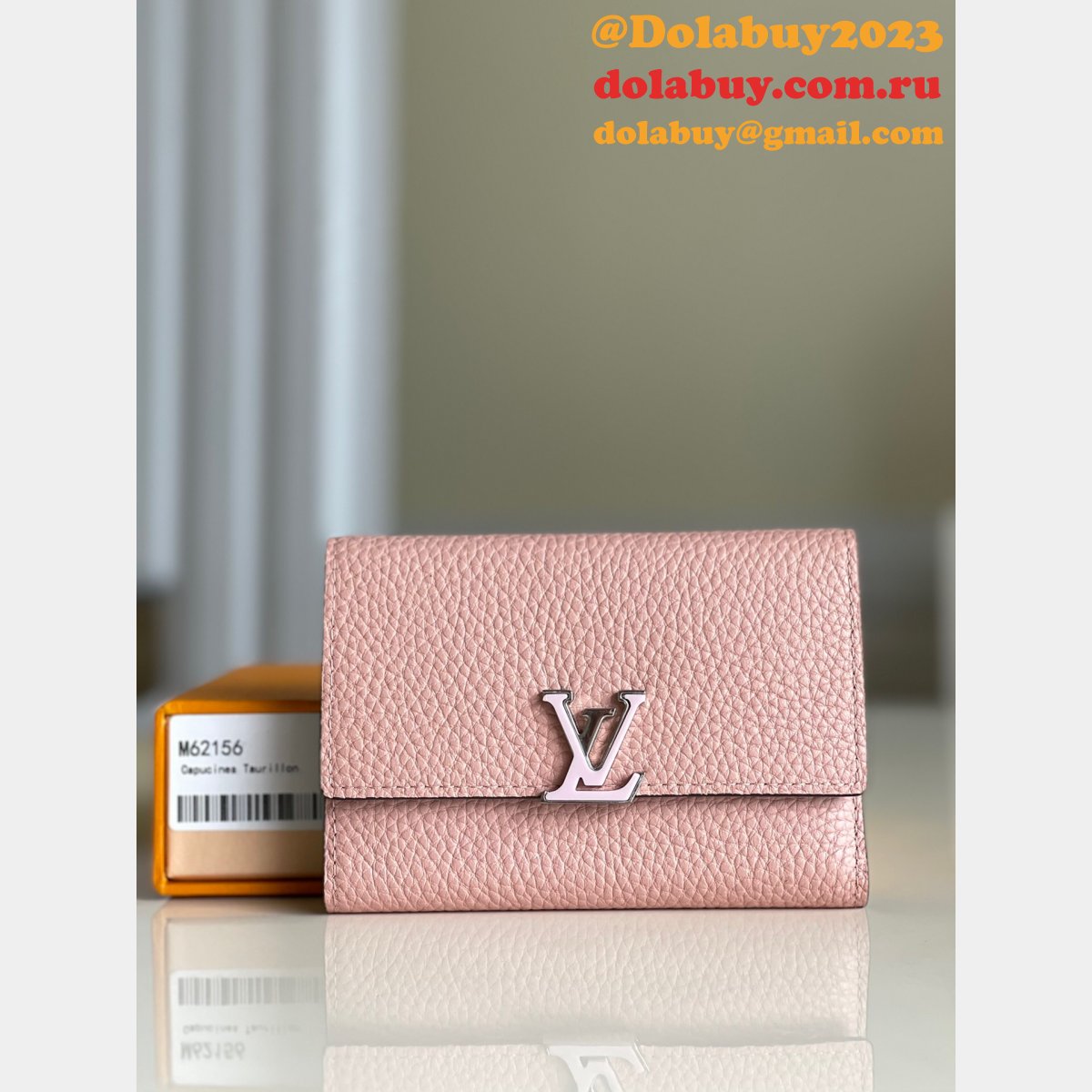 UK Louis Vuitton Best M62157 Capucines Wallet Luxury Taurillon Leather