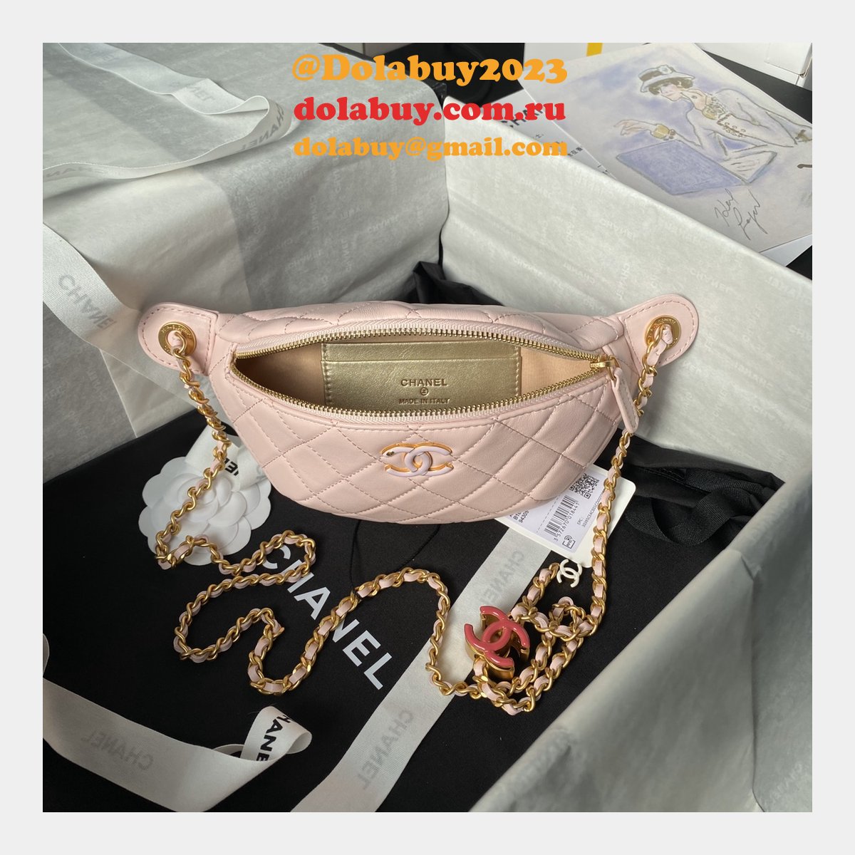 Inspired Top Quality AS4113 Waist Shoulder Chain Bags