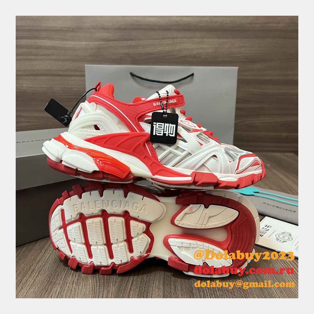 Buy Balenciaga Replica Track Trainer Sneakers Shoes