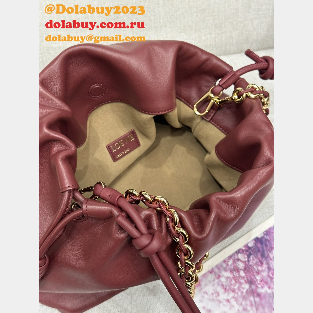 Designer loewe Flamenco Purse bag nappa lambskin