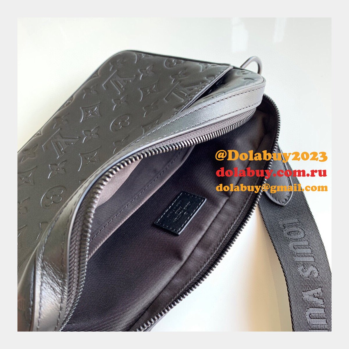 Top Quality Louis Vuitton Duo Messenger G65 M69827 Black