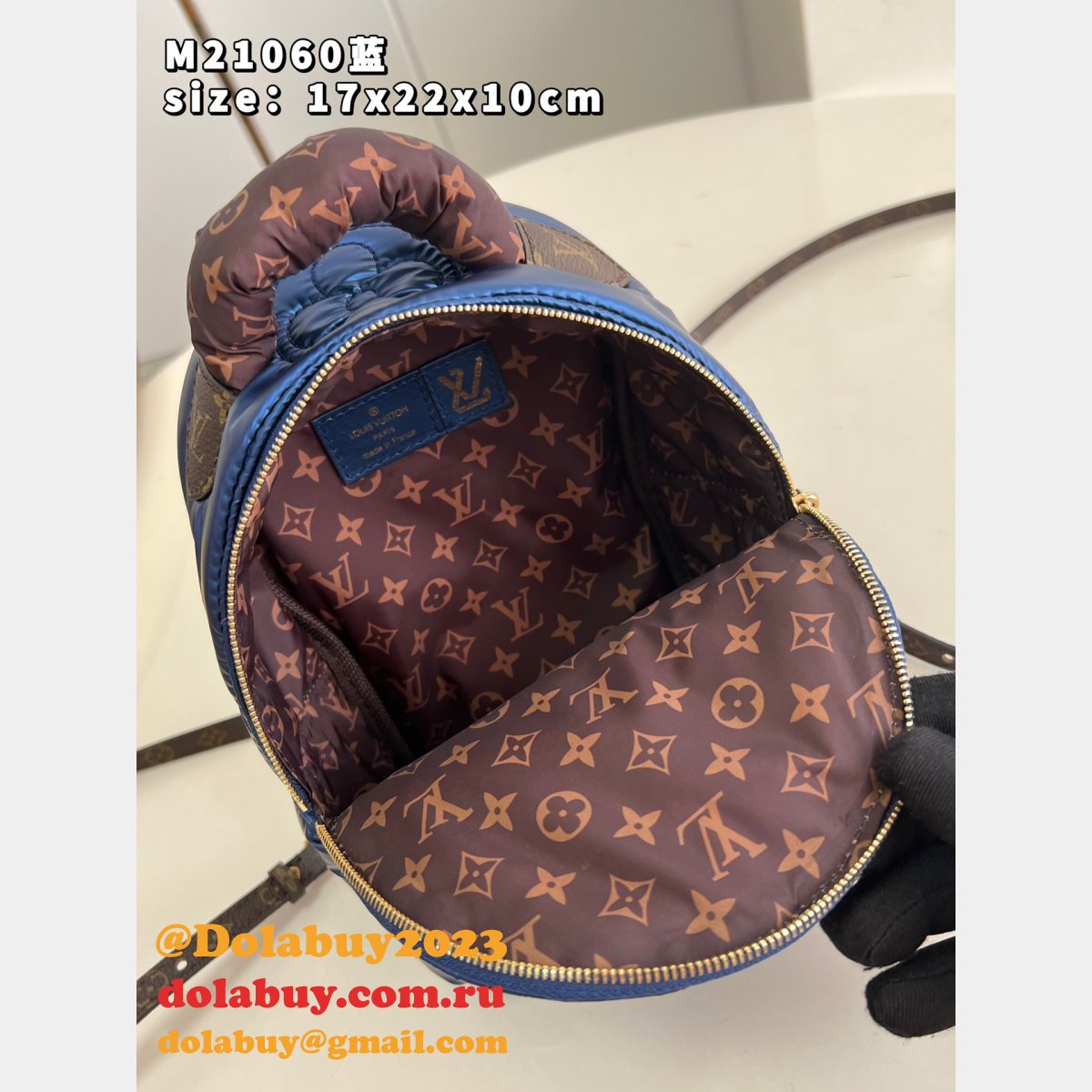 Louis Vuitton Top Quality M21060 Palm Springs Fake Handbag