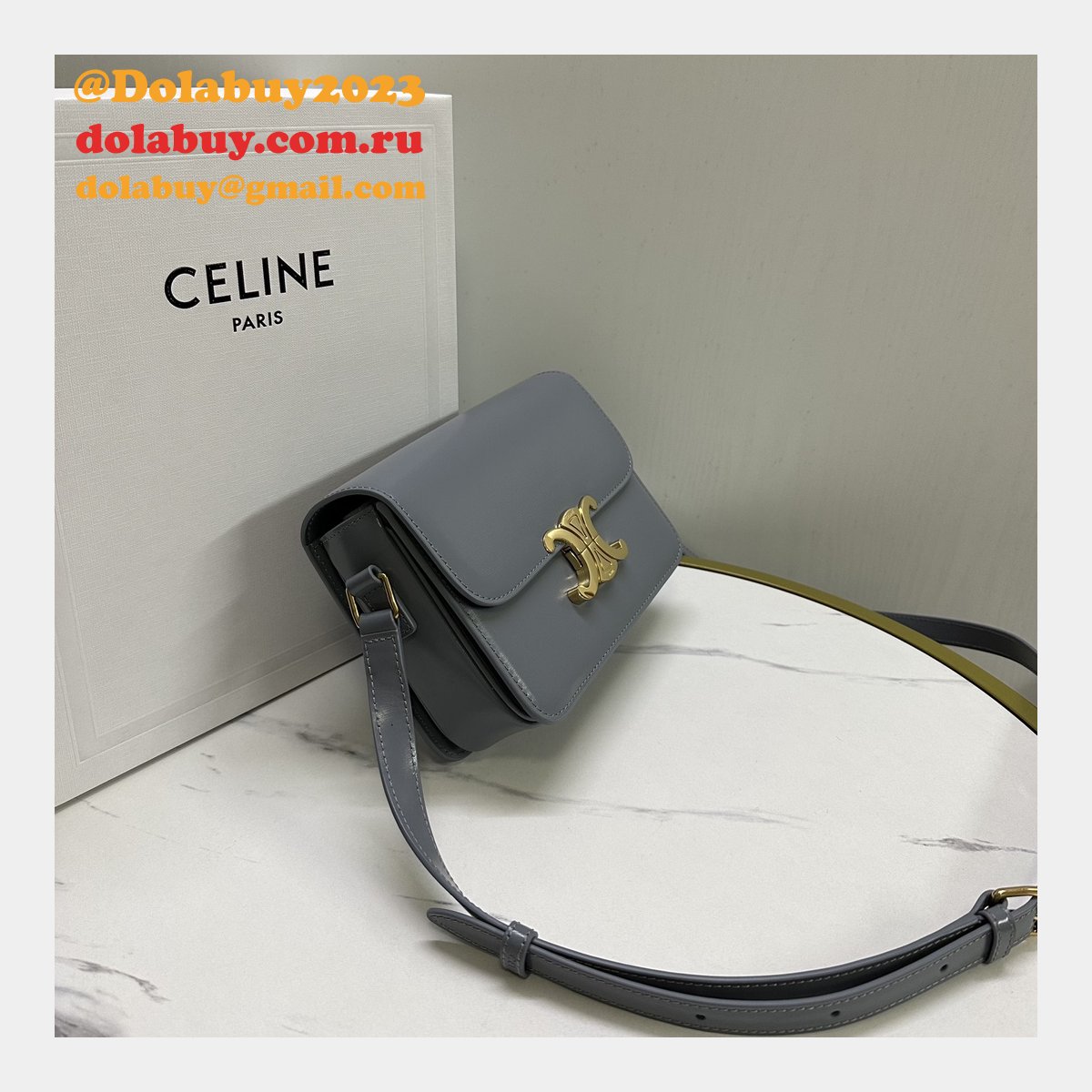 Best High-Quality Celine 188423/187363 Triomphe Replica Handbag