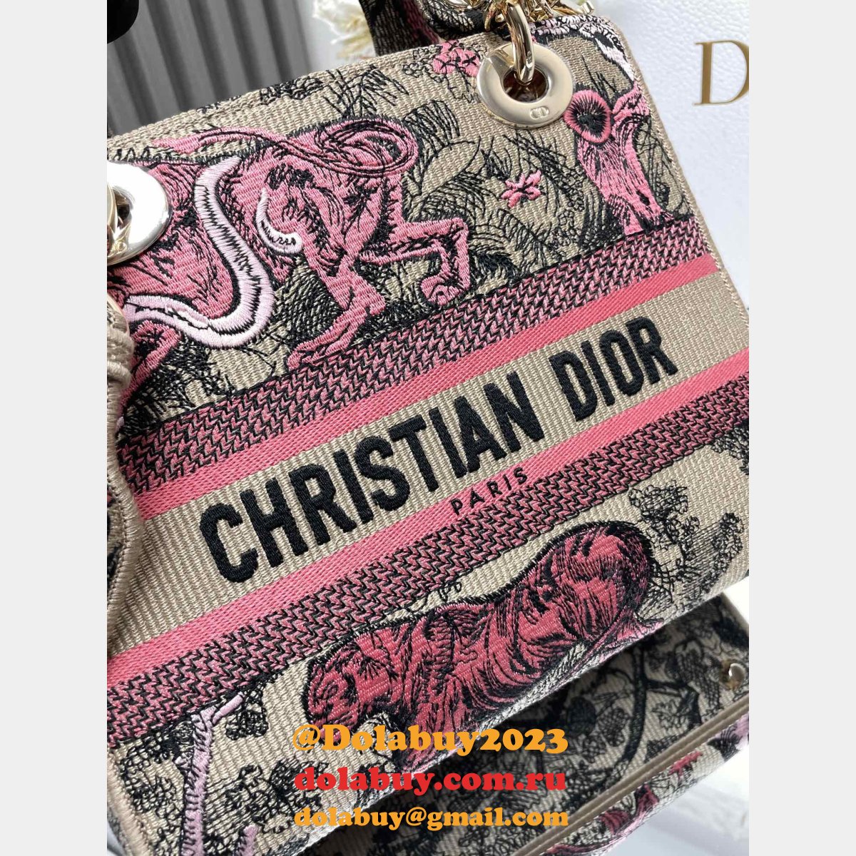 7 Star REPLICA LADY DIOR UK 24CM SHOULDER BAGS