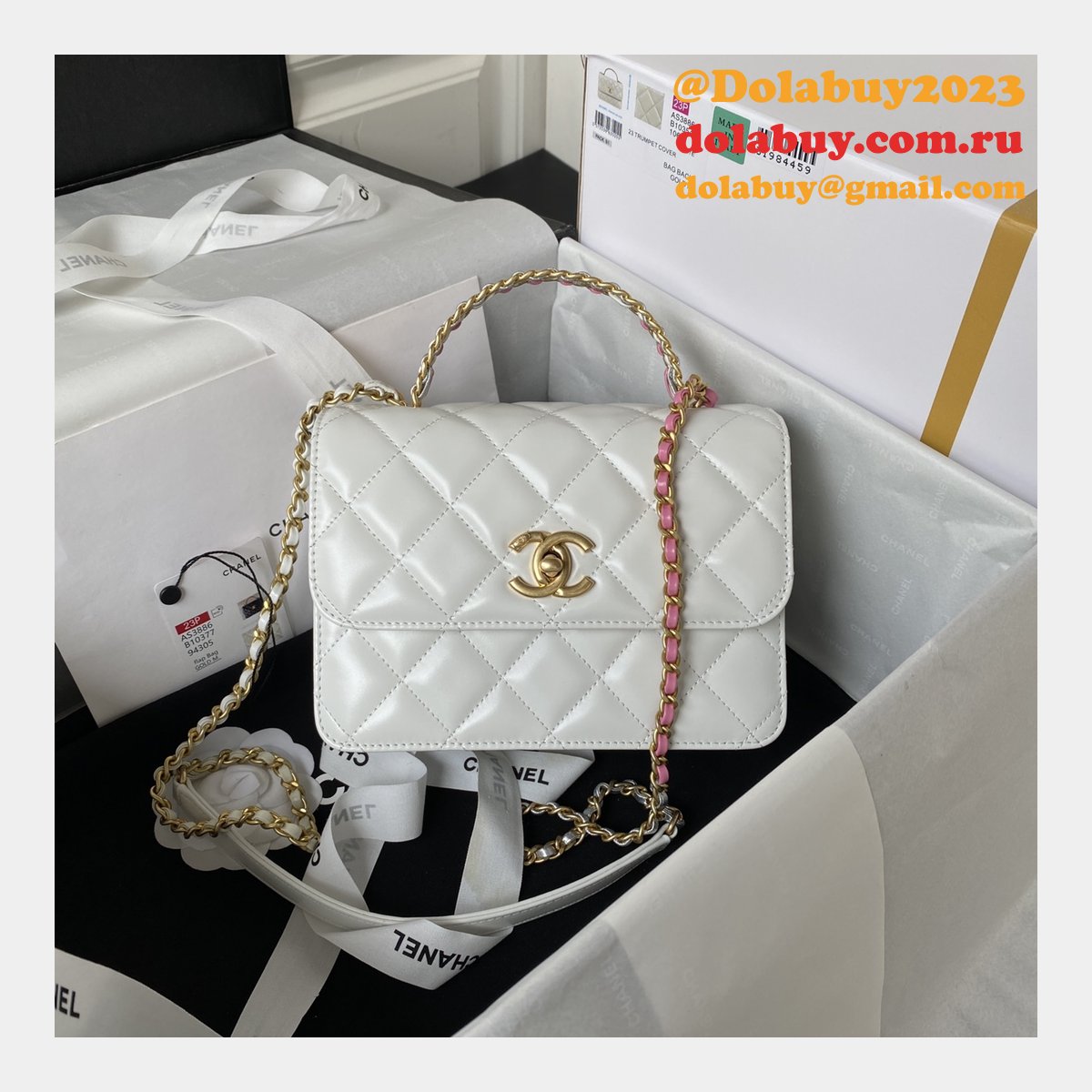 Knockoff 7 Star Flap Bag AS3886 Top Handle Fake 23P