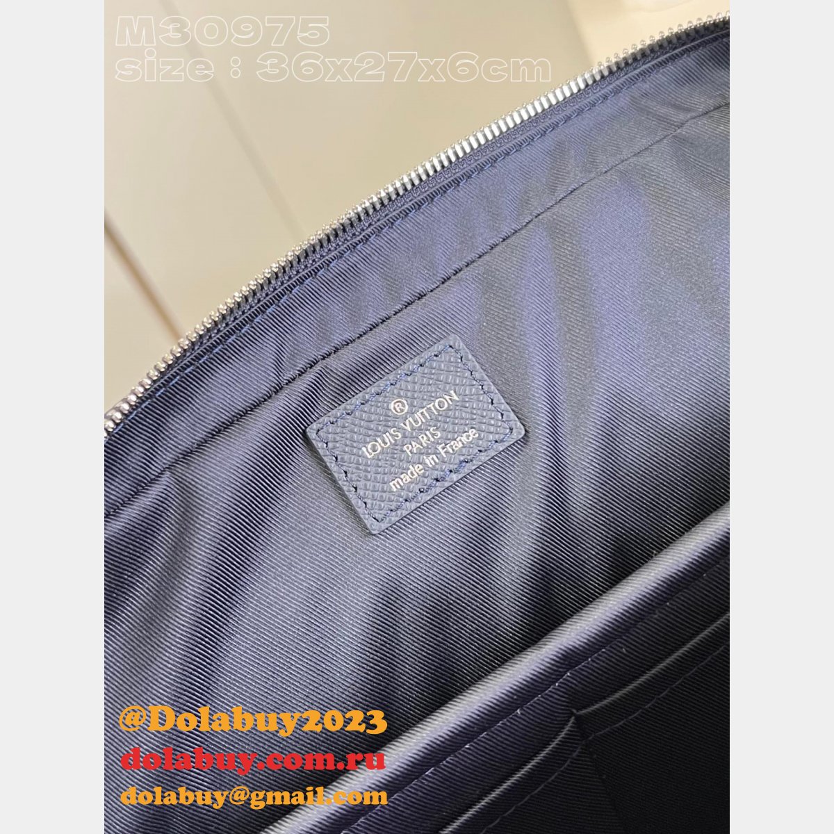 Copy Porte Documents Voyage M30975 Louis Vuitton Men Designer Bag