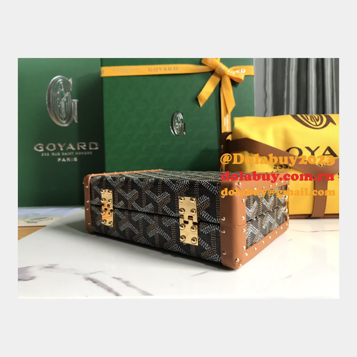 Best Quality 020177 Minaudière Goyardine Replica Goyard bags