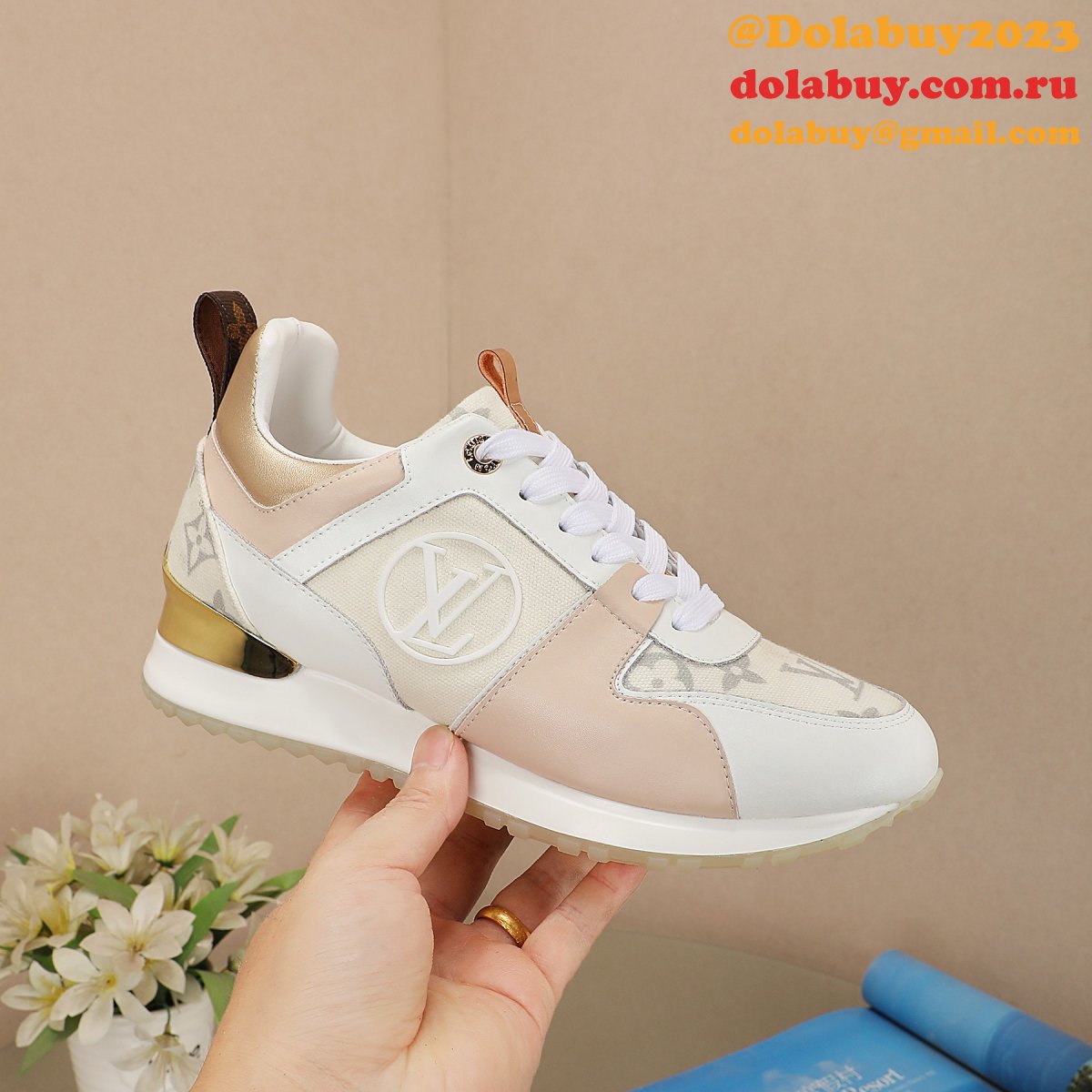 Inspired Louis Vuittons Cheap Run Away Monogram Replica Sports Shoes