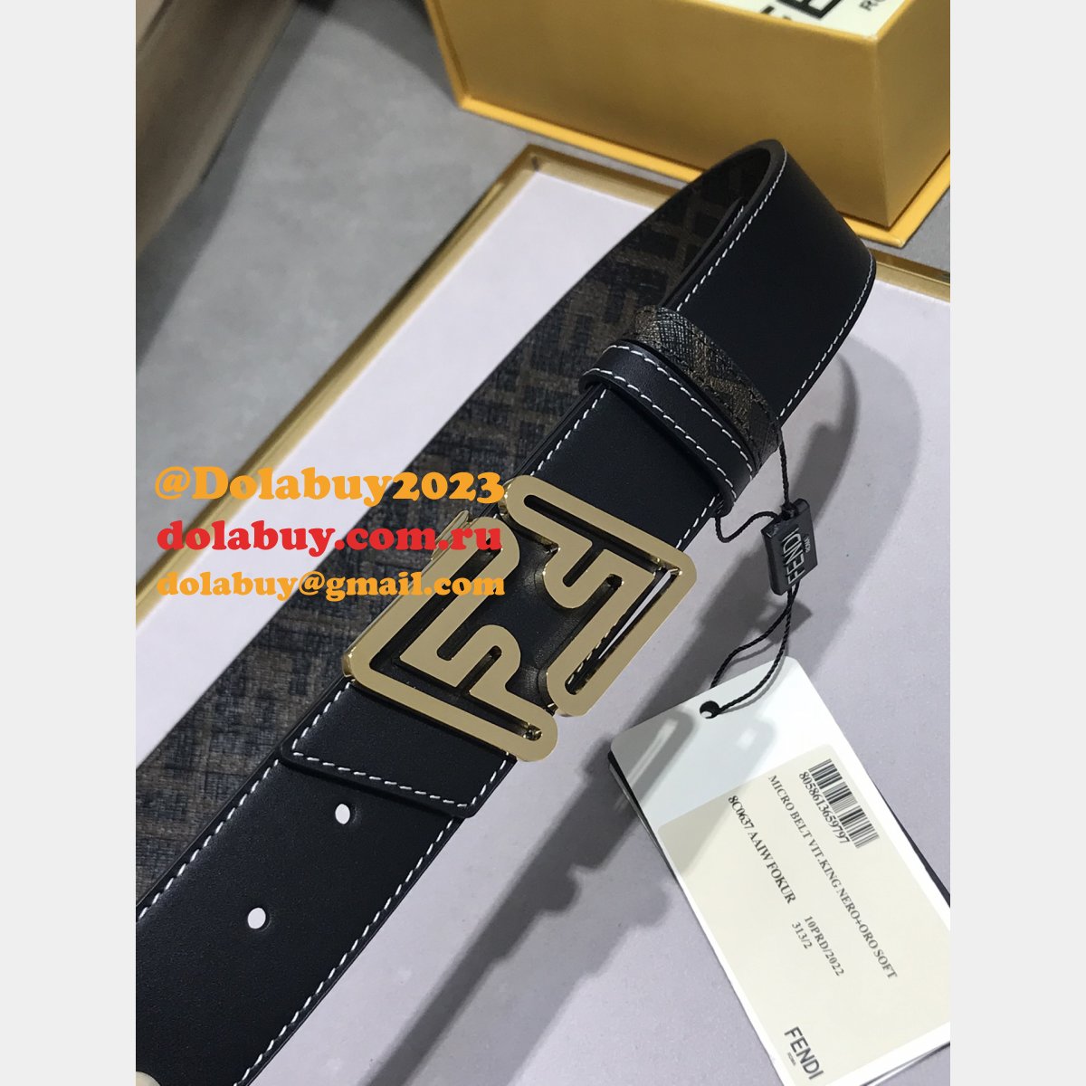 best designer F**di belt 35mm top quality