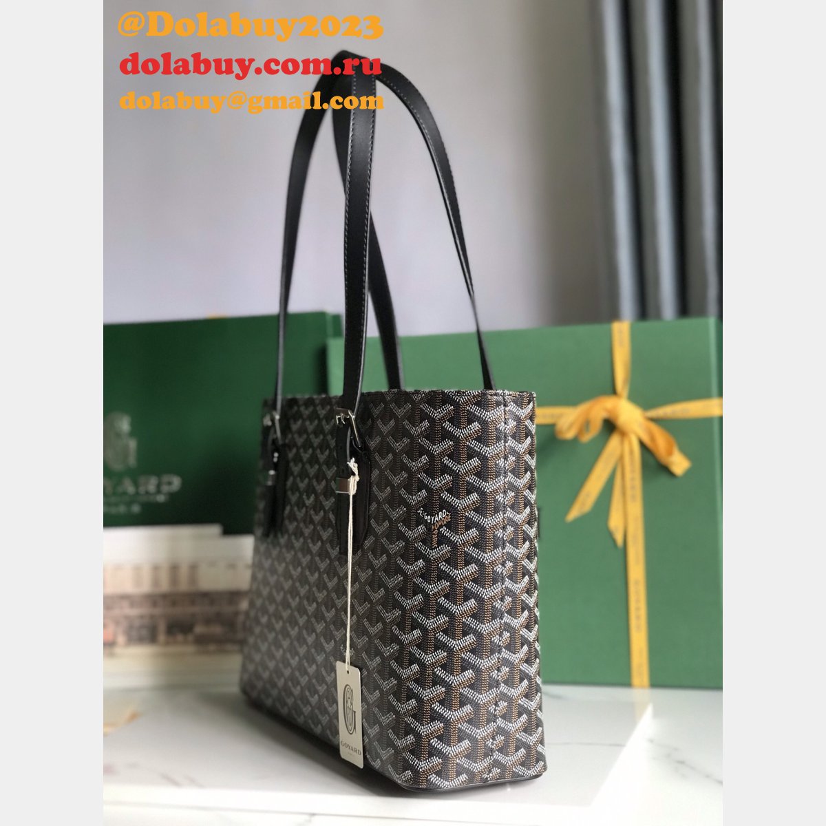 Top Quality 1:1 Mirror Goyardine Marquises Tote 020175