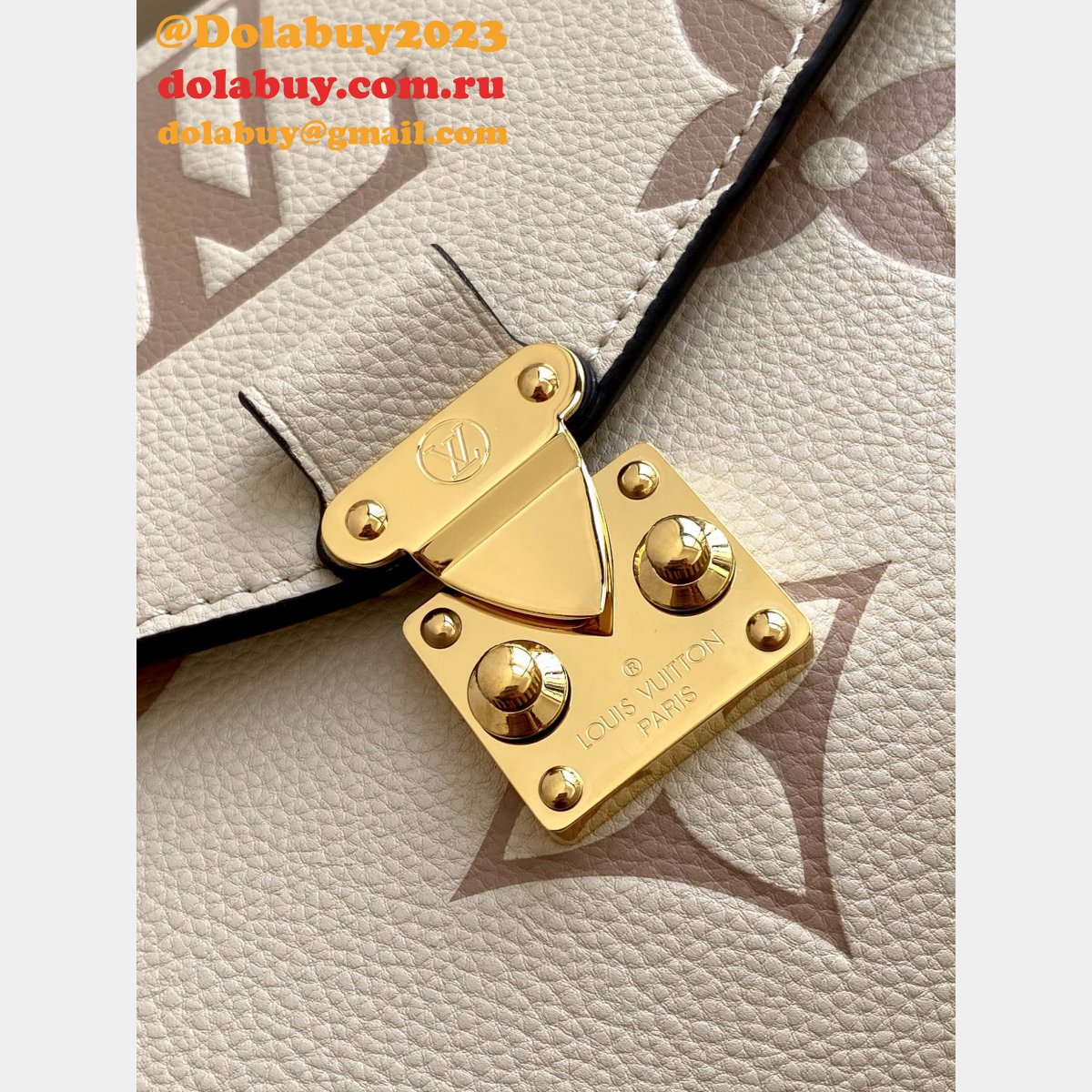 Louis Vuitton Replica M45596 Pochette Métis Bicolor Monogram Empreinte