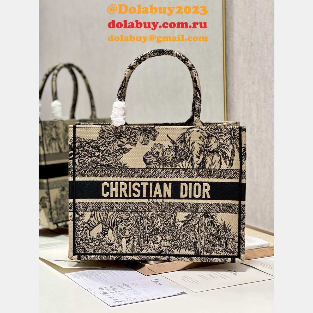 High Replica Bayadere D-Stripes Dior Sale 26.5/36/42CM Online
