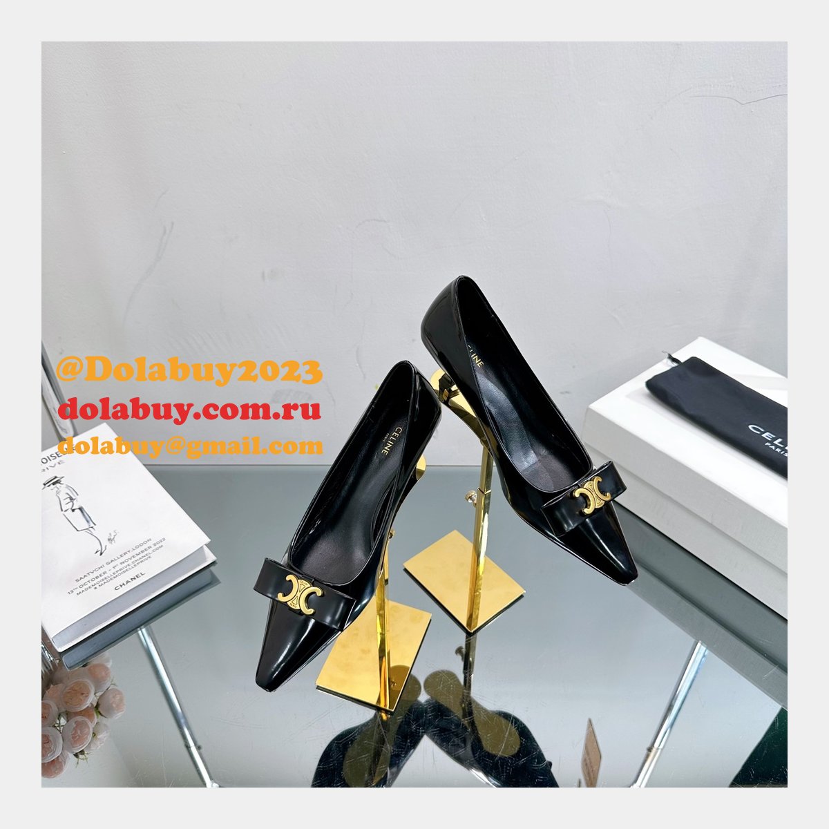 High Quality Replica Luxury Design Celine Heel 5cm Shoes