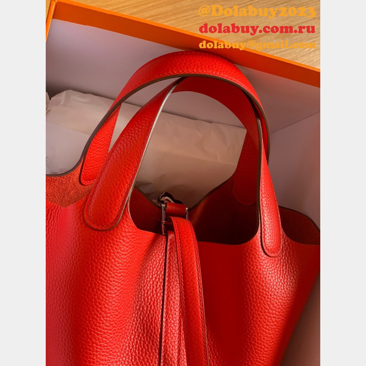 Hermes Replica Picotin Mm Clemens Fitting Red Bag