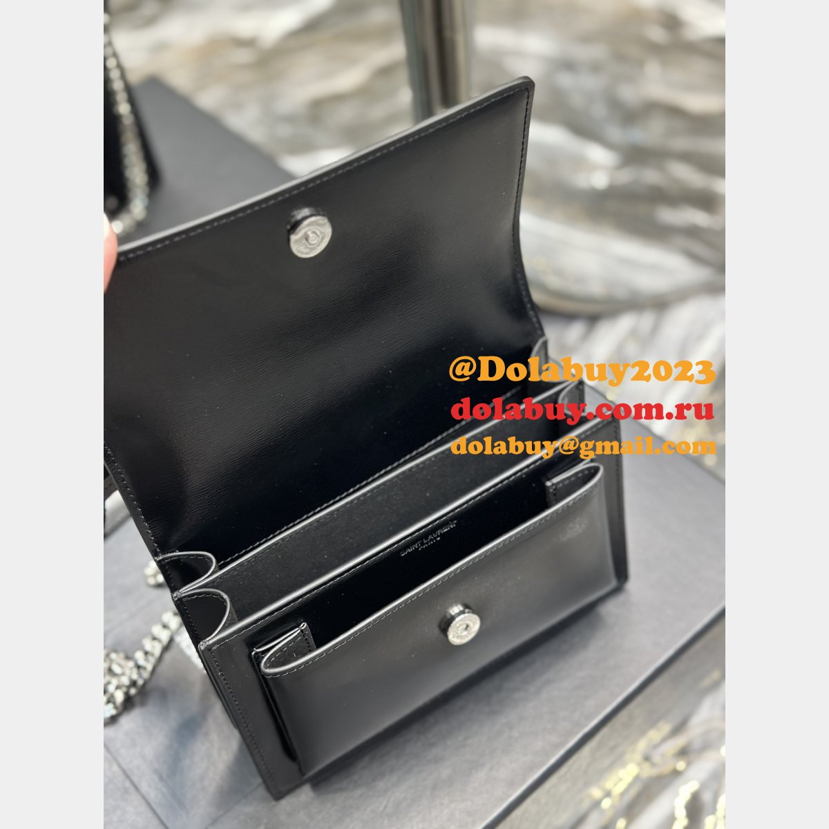 Replica YSL 1:1 Mirror 19cm Yves Saint Laurent Sunset 441972 Bag